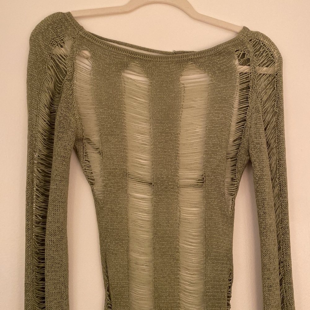 Jaded London Khaki Umbra Dress - Small